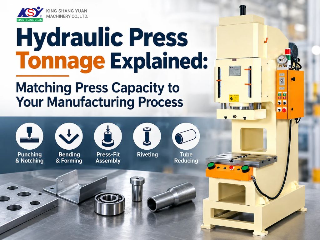 Hydraulic Press Tonnage Explained: Matching Press Capacity to Your Manufacturing Process